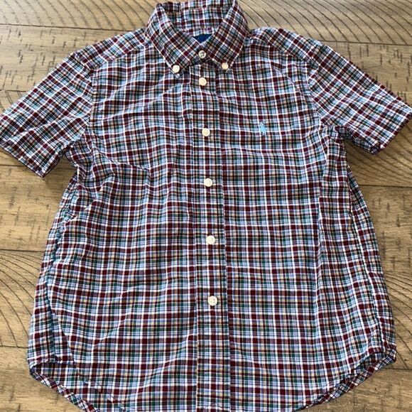 Ralph Lauren 💯 Cotton Natural Stretch Short Sleeve Shirt Unisex - Picture 3 of 17